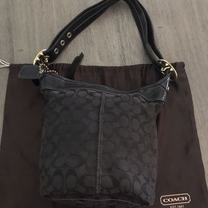 Black coach purse